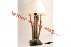 Treibholz Lampe Schirm 2