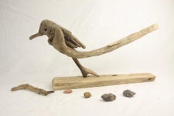 Treibholz Vogel