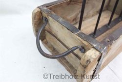 rustikale Holz metall kiste