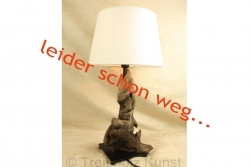 Treibholz Lampe Schirm 47 cm 4