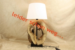 Treibholz Lampe Schirm 47 cm 14