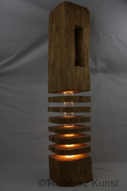 Kunstobjekte Holz LED 