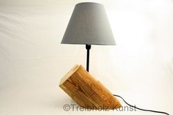 Treibholz Balken Lampe Schirm Nr.98