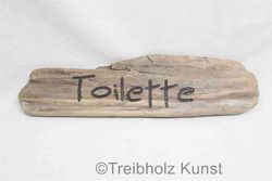 Toiletten Schild Treibholz Nr.20