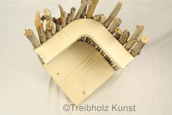 Saunalampenschirm Treibholz einmalig