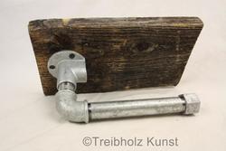Klorollenhalter Altholz Stahl