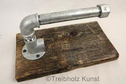 Klorrollenhalter retro Altholz 