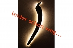 Wand Leuchte Skulptur 120cm